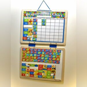 Melissa & Doug Magnetic Wooden Responsibility Chart